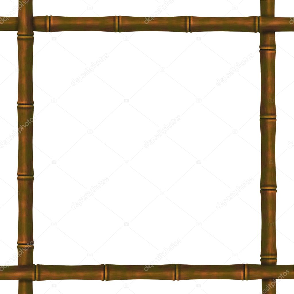 Framework from bamboo branches