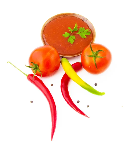 Bodegón de un tomate — Foto de Stock