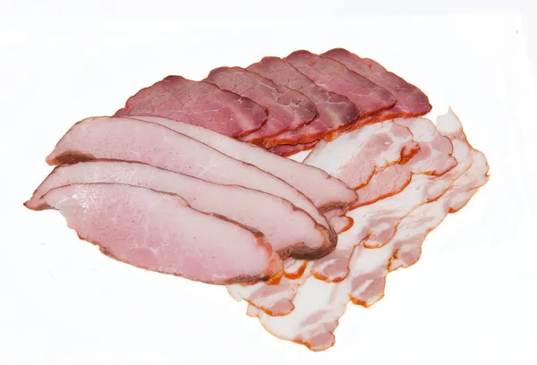 Corte de carne de um porco fervido — Fotografia de Stock