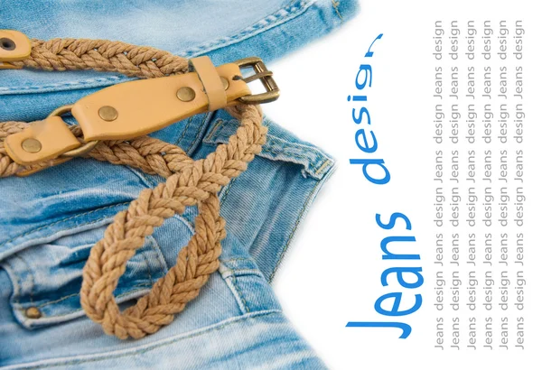 Jeans background — Stock Photo, Image