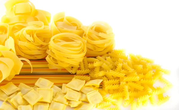 stock image Crude yellow macaroni in