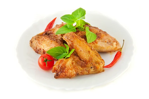 Chicken wings a grill — Stock Photo, Image