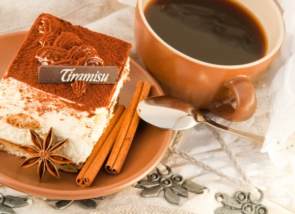 Cake tiramisu — Stock Photo, Image