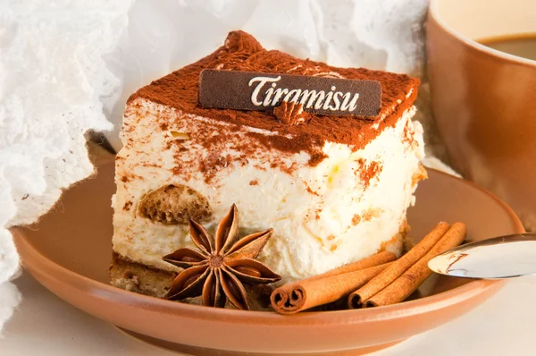 Tort Tiramisu — Fotografie, imagine de stoc