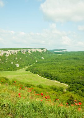 Şehir Kırım, Ukrayna dağlarında mağara