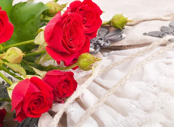 Hermosas rosas en estilo retro —  Fotos de Stock