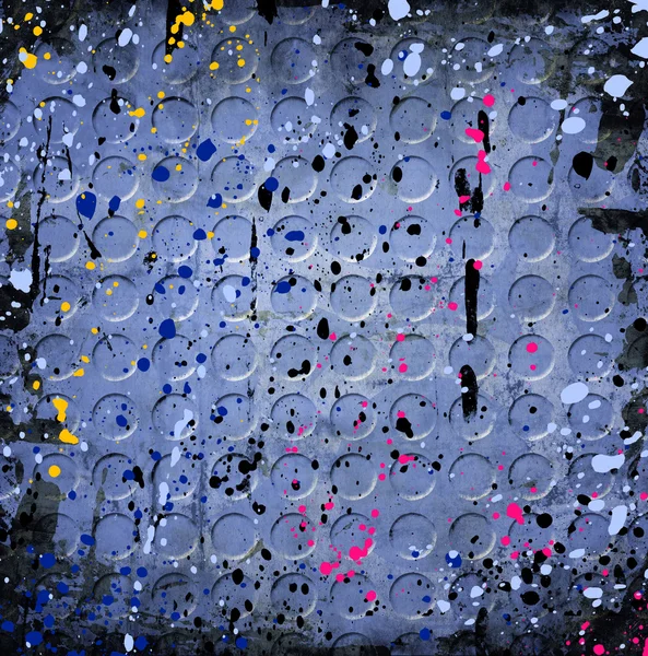 Colorful grunge background with holes — Stock Photo, Image