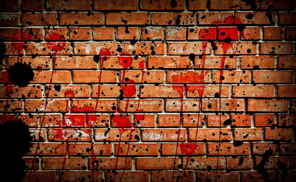 Червоний цегляна стіна — стокове фото