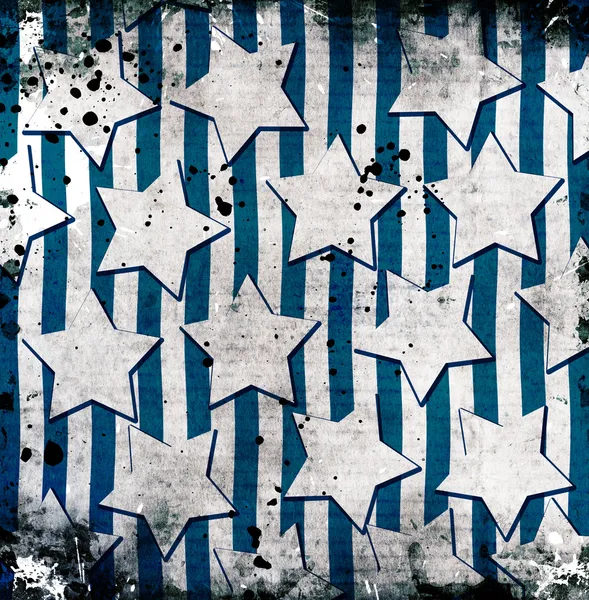 Estrelas brancas no fundo grunge — Fotografia de Stock