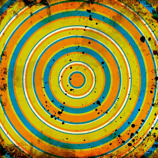 Grunge kleurrijke doel met foto 's — Stockfoto