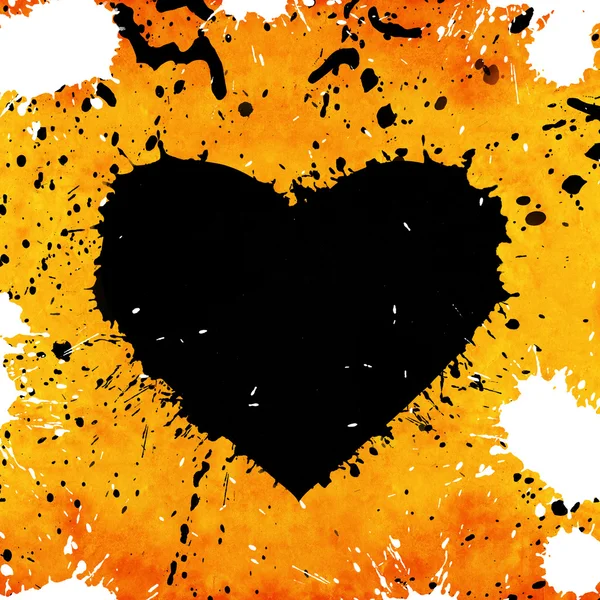 Grunge pozadí abstraktní srdcem — Stock fotografie