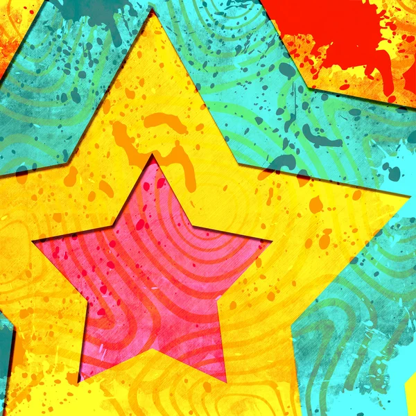 Абстрактный фон со звездами — стоковое фото