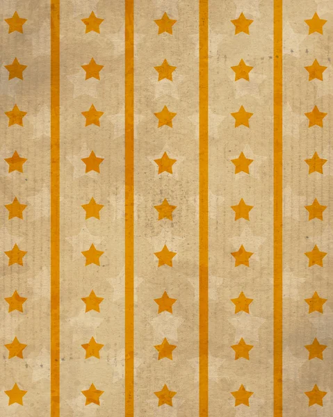 星とストライプのビンテージ背景 — ストック写真