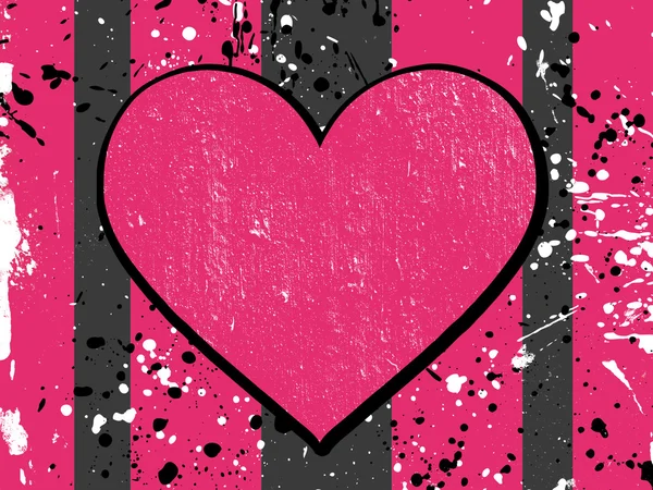 Розовое сердце — стоковое фото