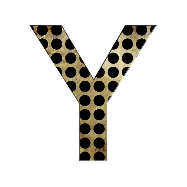 Carta Y — Fotografia de Stock