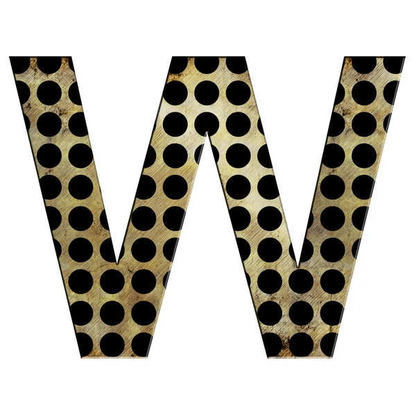 Letter W — Stock Photo, Image