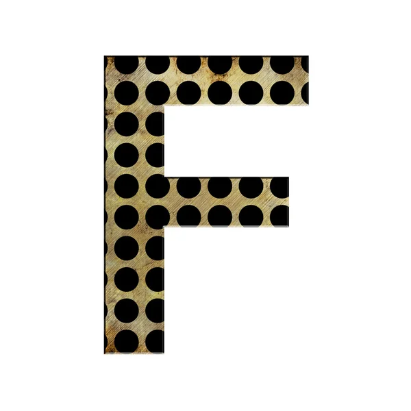 Litera f — Zdjęcie stockowe