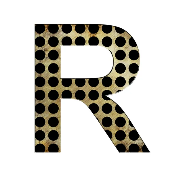 Carta R — Fotografia de Stock