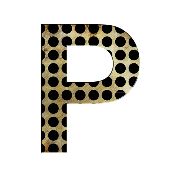 字母 p — 图库照片