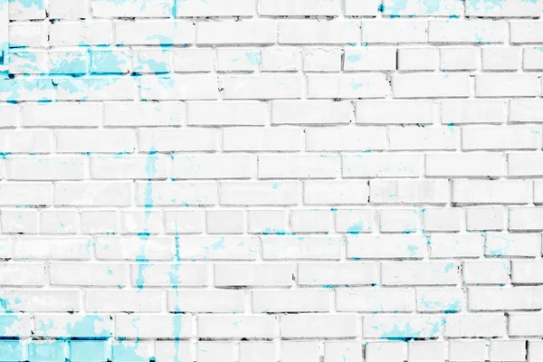Nahaufnahme der weißen Backsteinmauer — Stockfoto