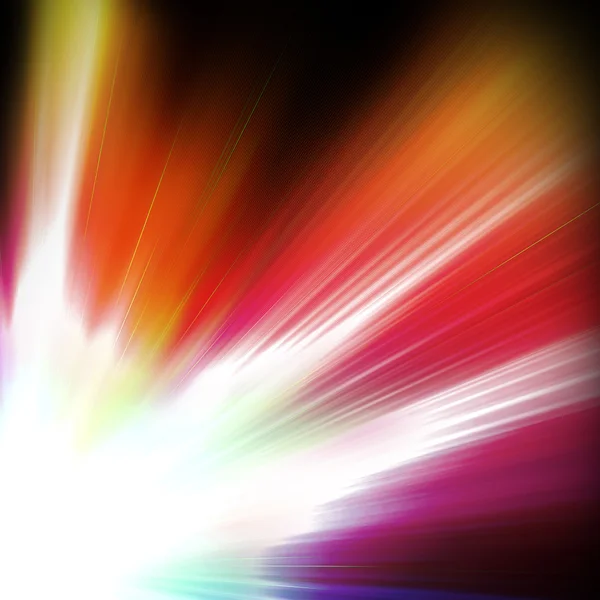 Colorful luminous rays — Stock Photo, Image