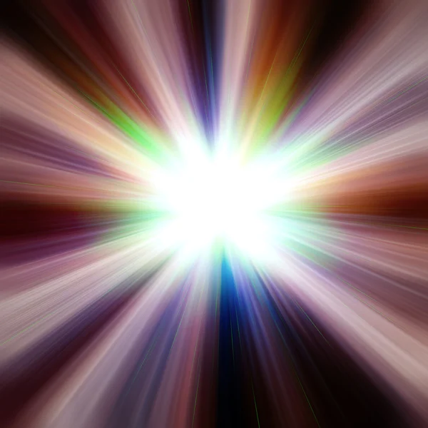 Renkli ışık ışınları — Stok fotoğraf