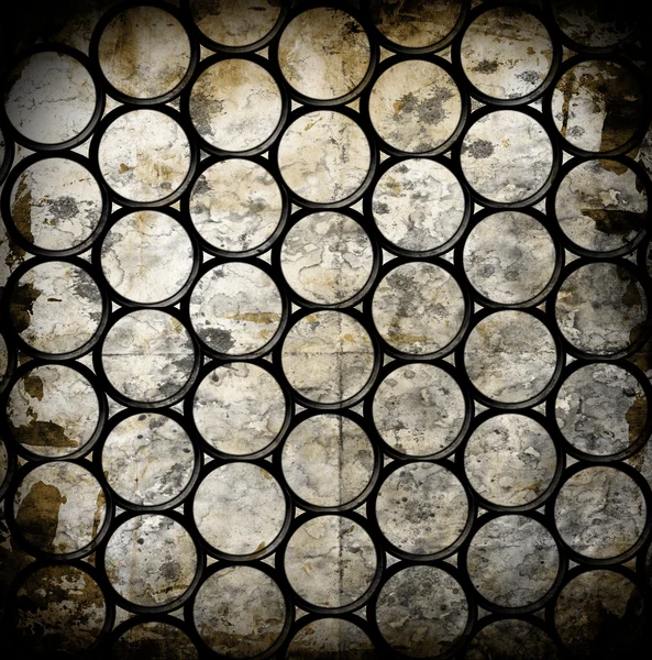 円で抽象的なグランジ背景 — ストック写真