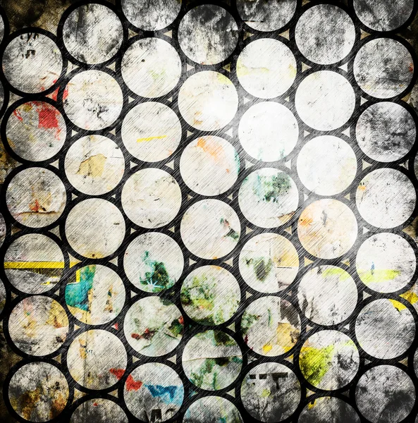 Fondo grunge abstracto con círculos —  Fotos de Stock