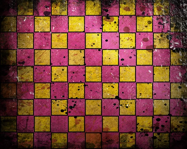 Grunge checkered fundo — Fotografia de Stock