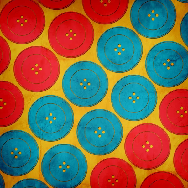 Vintage baxckground com botões coloridos — Fotografia de Stock