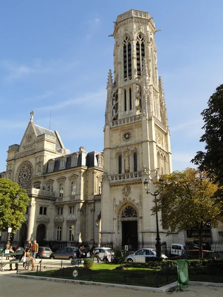 Torre Saint-Jacques, París Imágenes de stock libres de derechos