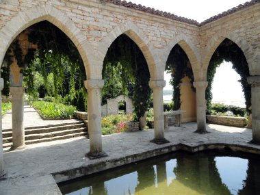 colonnades, su, Bahçe, queen mary kale, balçık