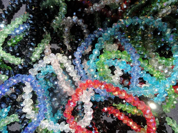 Un sacco di perline colorate — Foto Stock