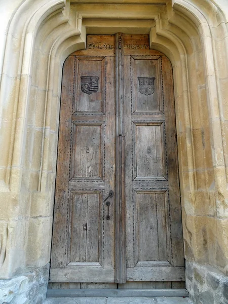 中世纪风格的门 — 图库照片