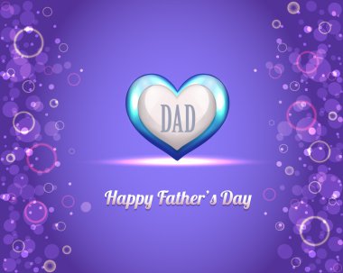 Happy Father's Day Vector Design clipart