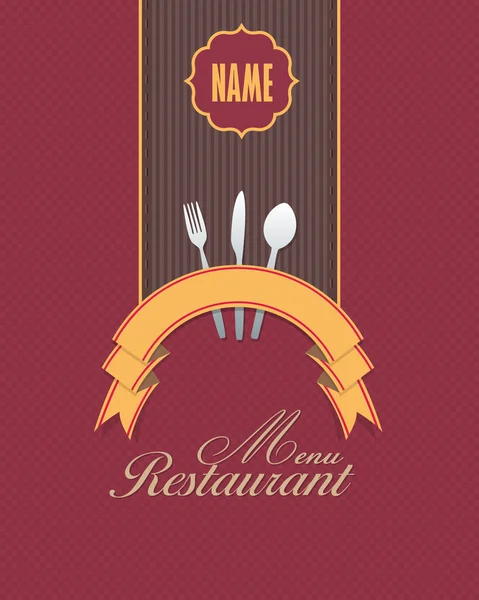 Restaurant menu vector ontwerp — Stockvector