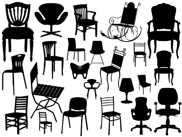 stock vector Vector Chair Set