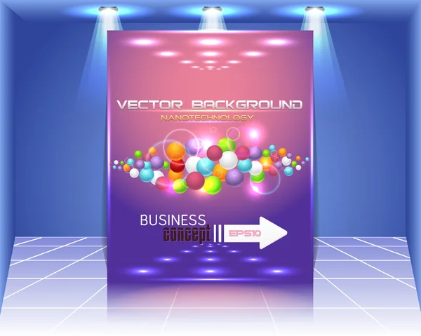 Business stil flygblad vector mall — Stock vektor
