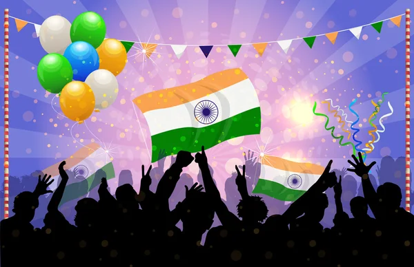 Ulusal kutlama Hindistan — Stok Vektör