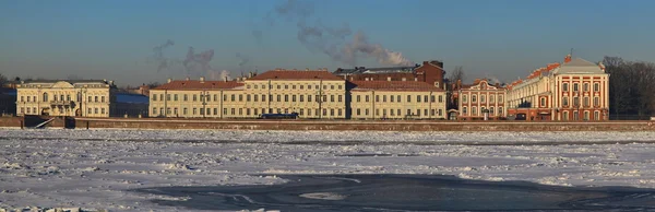 Neva River Embankment and the University — Stock Photo, Image