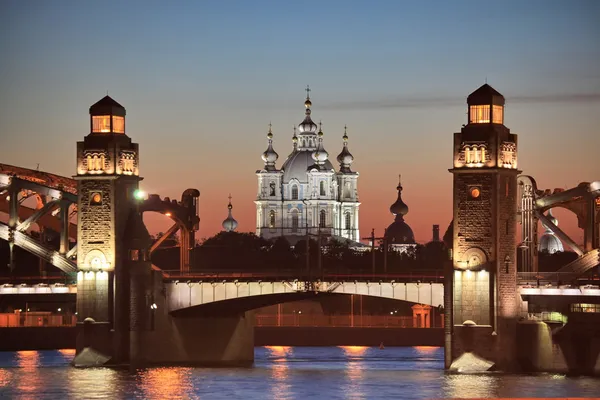 Bridge of Emperor Peter the Great — Stock Photo, Image
