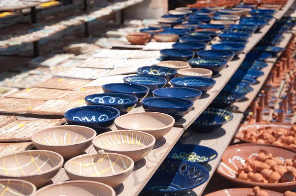 stock image Greek pottery shop