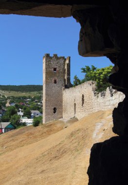 Kırım'da, feodosia, antik Yunan Kalesi