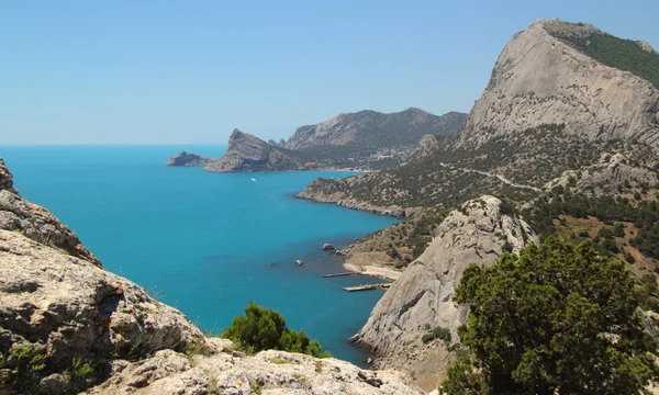 Crimea, Sudak, baia di Mar Nero — Foto Stock