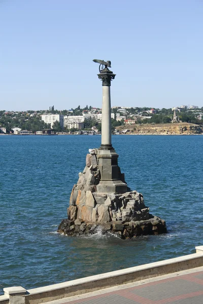 stock image Sevastopol, Memorial of sunken ships