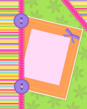 Colorful card clipart