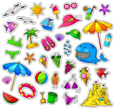 Summer collection clipart