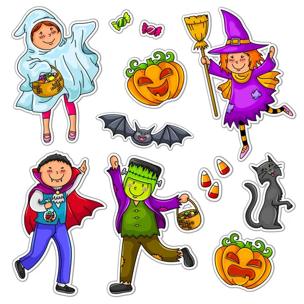 Set de Halloween — Archivo Imágenes Vectoriales