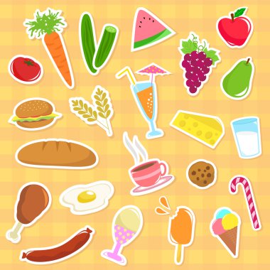 Food collection clipart