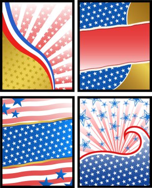 American backgrounds clipart